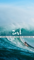 iPhone lock screen for Zest